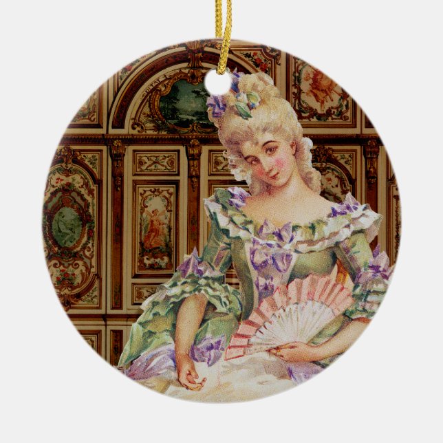Marie Antoinette Ornament Christmas (Front)