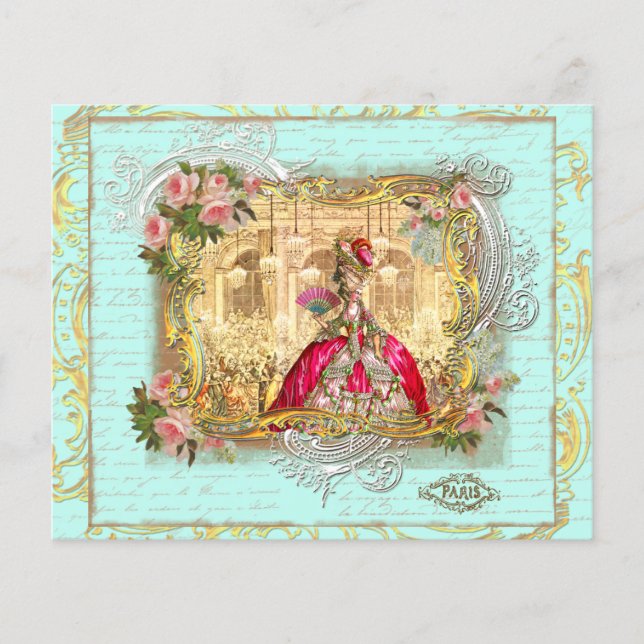 Marie Antoinette Party at Versailles Flyer (Front)