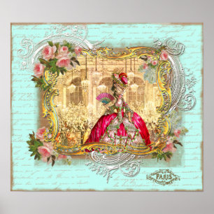 Marie Antoinette Party at Versailles Poster Print