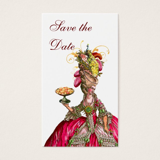 Marie Antoinette peacock and cake (Front)