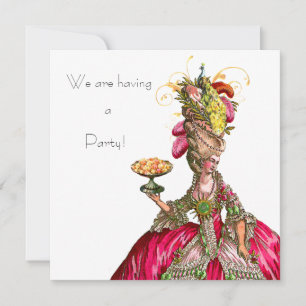 Marie Antoinette peacock and cake