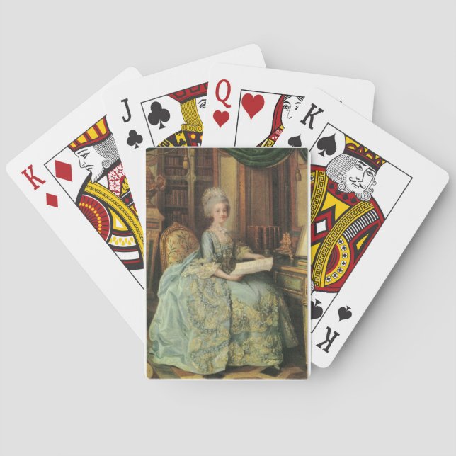 Marie Antoinette Playing cards (Back)