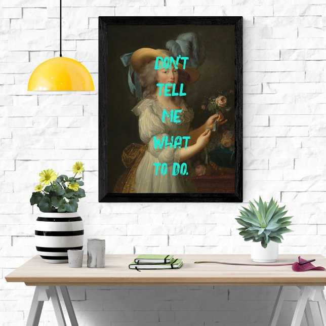 Marie Antoinette Pop Art Sassy Glossy Poster (Creator Uploaded)