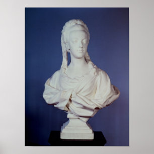 Marie-Antoinette , portrait bust Poster