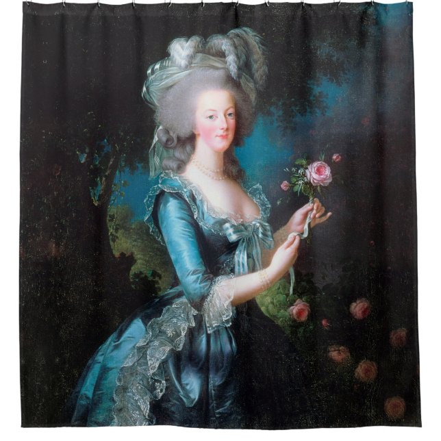 Marie Antoinette Portrait Shower Curtain (Front)