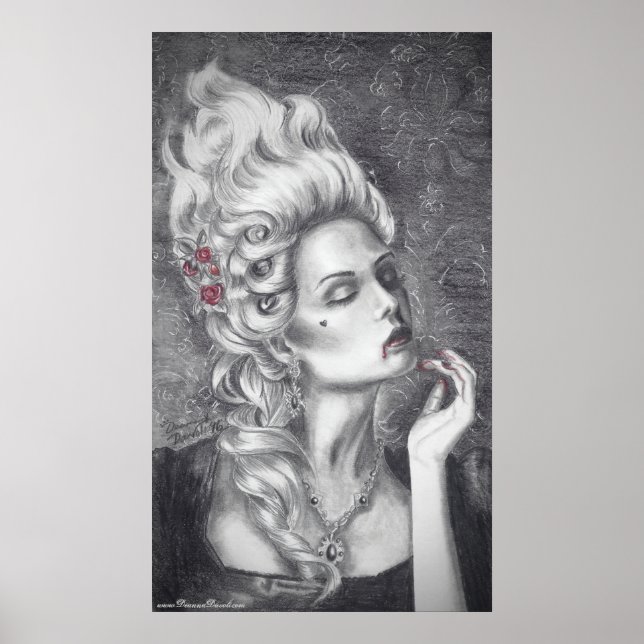 Marie Antoinette Poster Rococo Poster Versailles (Front)