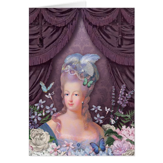 Marie Antoinette Purple Floral (Front)