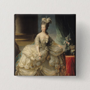 Marie Antoinette  Queen of France, 1779 15 Cm Square Badge