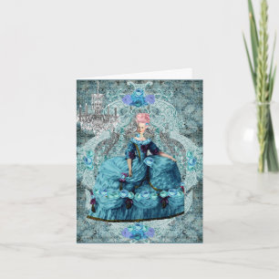 Marie Antoinette Queen of France Card