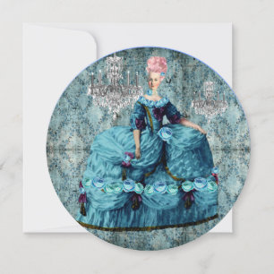 Marie Antoinette Queen of Versailles Blue Card