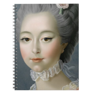 Marie Antoinette – Romantic Rococo Portrait  Notebook