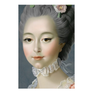 Marie Antoinette – Romantic Rococo Portrait  Photo Print
