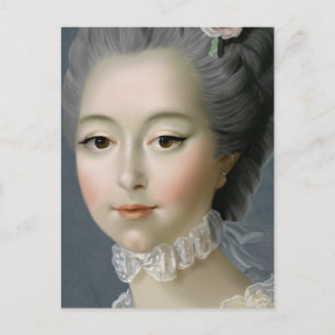 Marie Antoinette – Romantic Rococo Portrait Postcard