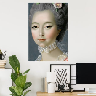 Marie Antoinette – Romantic Rococo Portrait  Poster