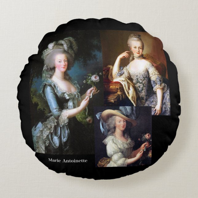 Marie Antoinette Round Cushion (Front)