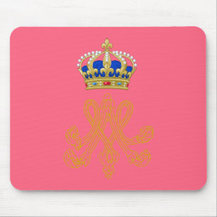 Marie Antoinette Royal Monogram Mouse Mat