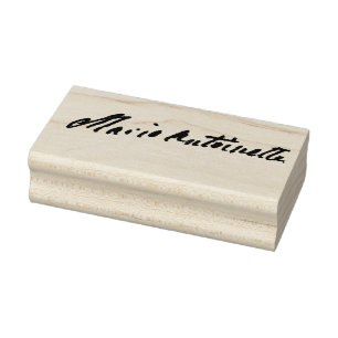 Marie Antoinette Signature Rubber Stamp