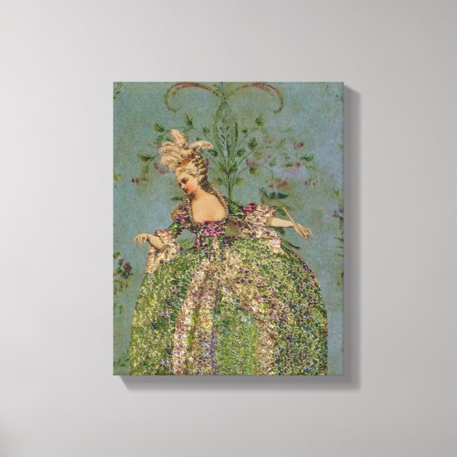 Marie Antoinette SIZE & SHAPE OPTIONS - Canvas Print (Front)