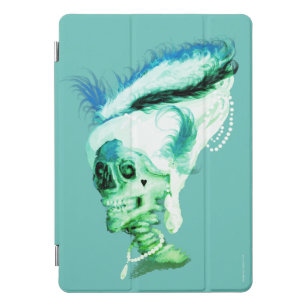 Marie Antoinette Skull on aqua iPad Smart Cover