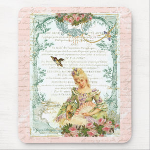 Marie Antoinette & Sparrow Mouse Mat