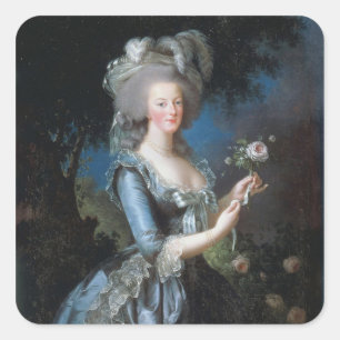 Marie Antoinette Square Sticker