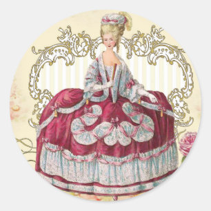 Marie Antoinette Stickers, Envelope Seals