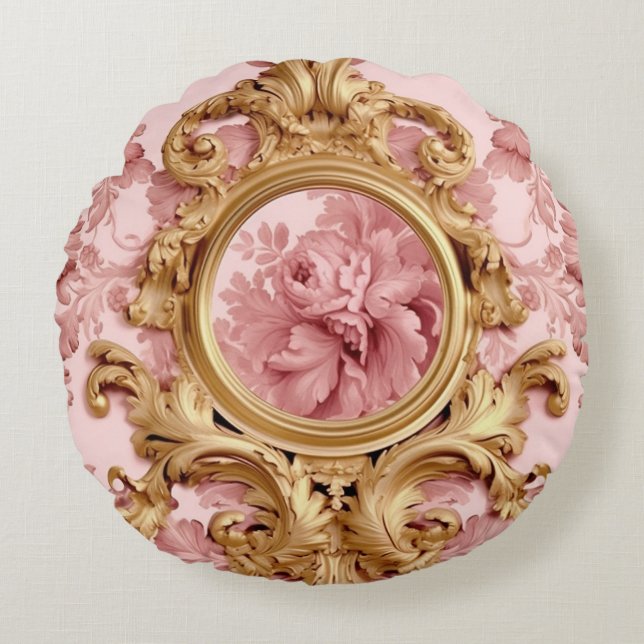 Marie-Antoinette style Round Cushion (Front)