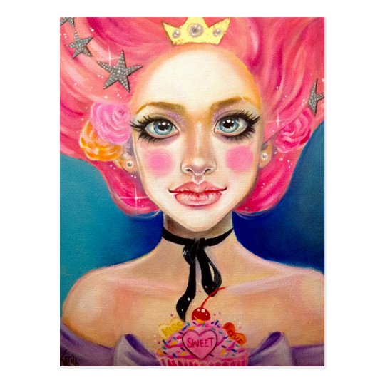 Marie Antoinette Sweetie Postcard