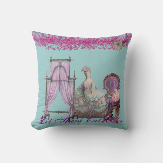 MARIE ANTOINETTE THROW PILLOW (Front)