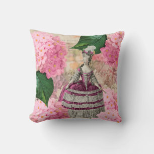 Marie Antoinette Throw Pillow