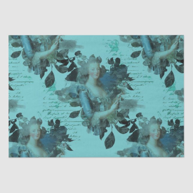 Marie Antoinette Tissue Paper (Front)