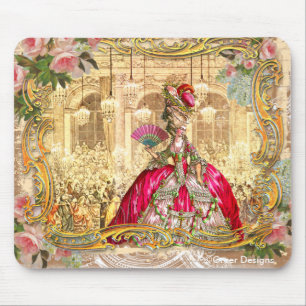 Marie Antoinette Versailles Party Pink Mouse Mat