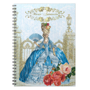 Marie Antoinette Verseilles Blue notebook