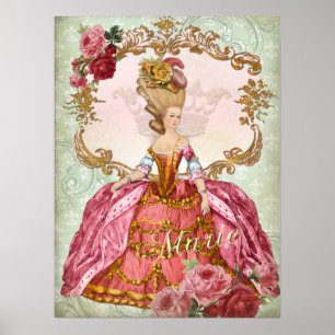 Marie Antoinette Verseilles Queen  Print