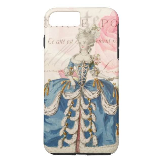 Marie Antoinette Vintage Vibe iPhone 7 Plus case (Back)