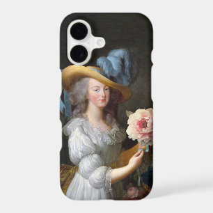 Marie Antoinette with a pink peony