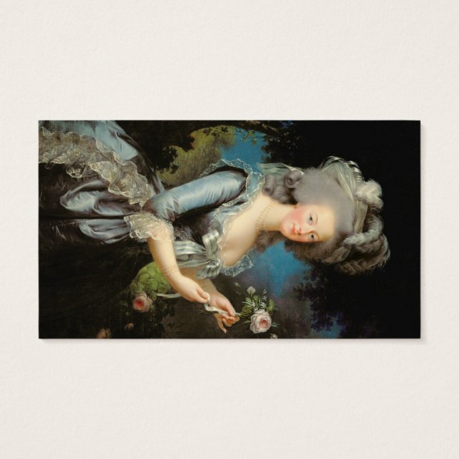Marie Antoinette with a Rose, 1783 (Back)