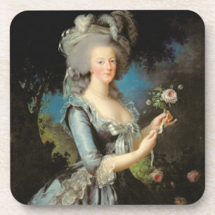 Marie Antoinette with a Rose, 1783 Coaster