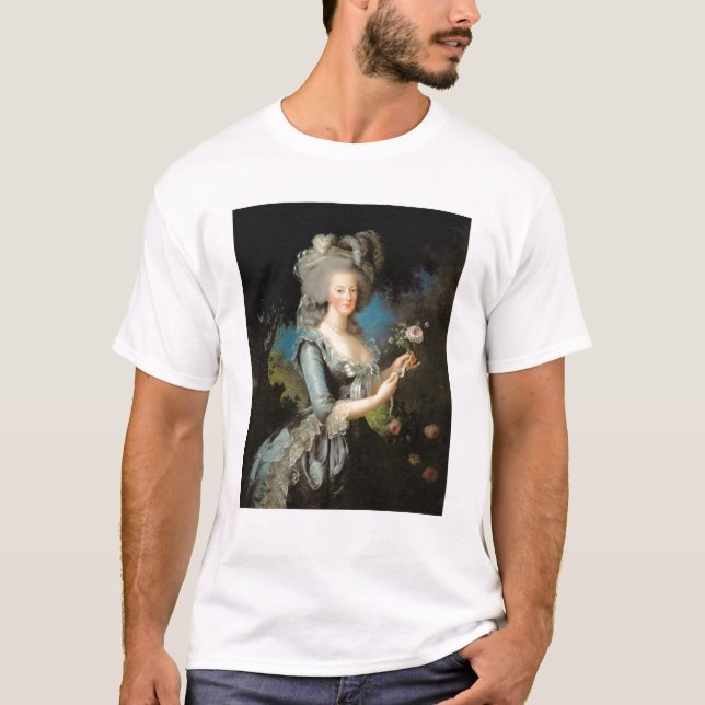 Marie Antoinette  with a Rose, 1783 T-Shirt (Front)