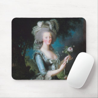 Marie Antoinette with a Rose by Elisabeth Le Brun Mouse Mat