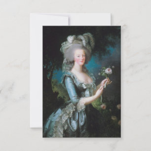 Marie Antoinette with a Rose by Elisabeth Le Brun Thank You Card