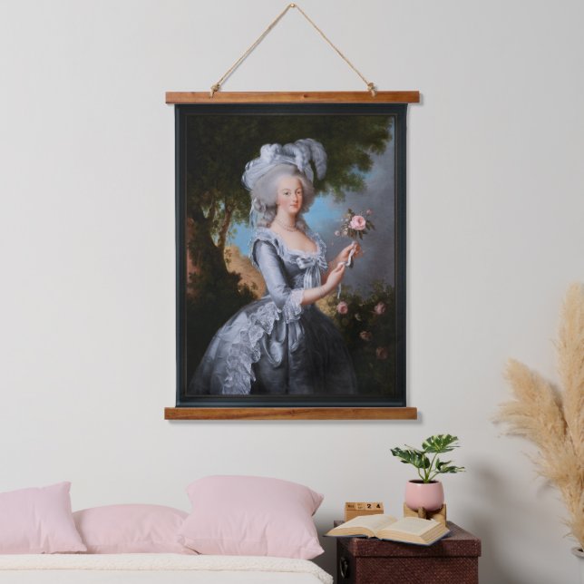 Marie Antoinette With A Rose Hanging Tapestry (Bedroom)