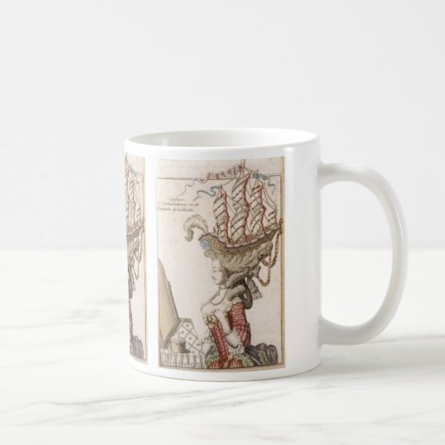 MARIE ANTOINETTE WITH THE HAIRSTYLE BOAT COFFEE MUG (Right)