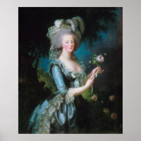 Marie-Antoinette with the Rose by Elisabeth Lebrun