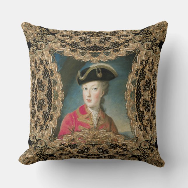 Marie Antoinette Youth Baroque Cushion (Front)