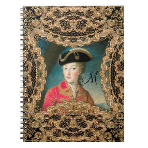Marie Antoinette Youth Baroque  Monogram Notebook