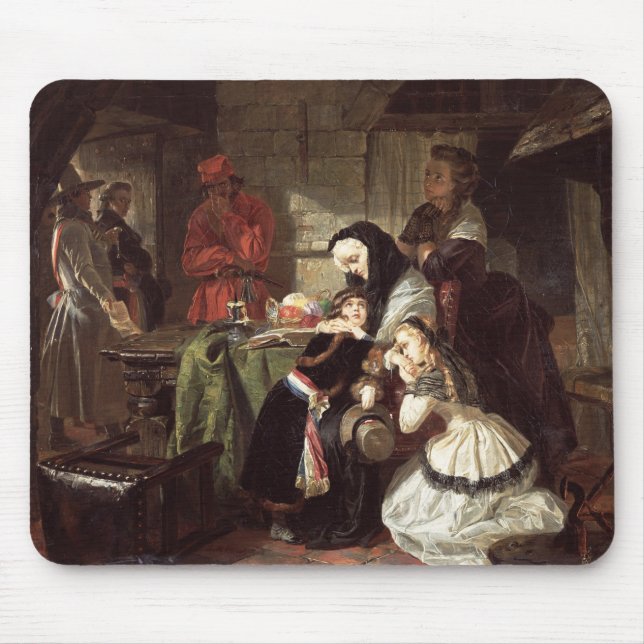 Marie-Antoinette's (1753-93) Final Adieu to the Da Mouse Mat (Front)