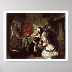 Marie-Antoinette's (1753-93) Final Adieu to the Da Poster