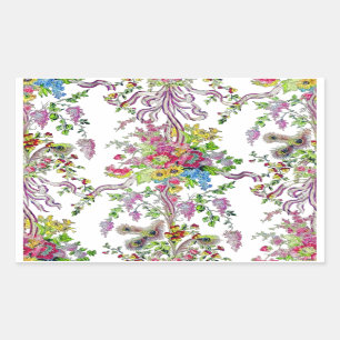 Marie Antoinette's Boudoir Rectangular Sticker