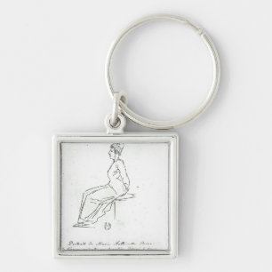 Marie-Antoinette's way to her execution Key Ring